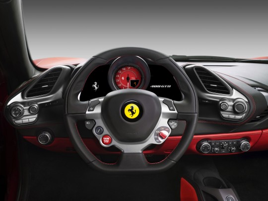 ภายใน Ferrari 488 GTB