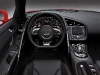 2013 Red Audi R8 Spyder V10 Interior
