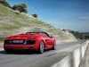 2013 Red Audi R8 Spyder V10 Rear View